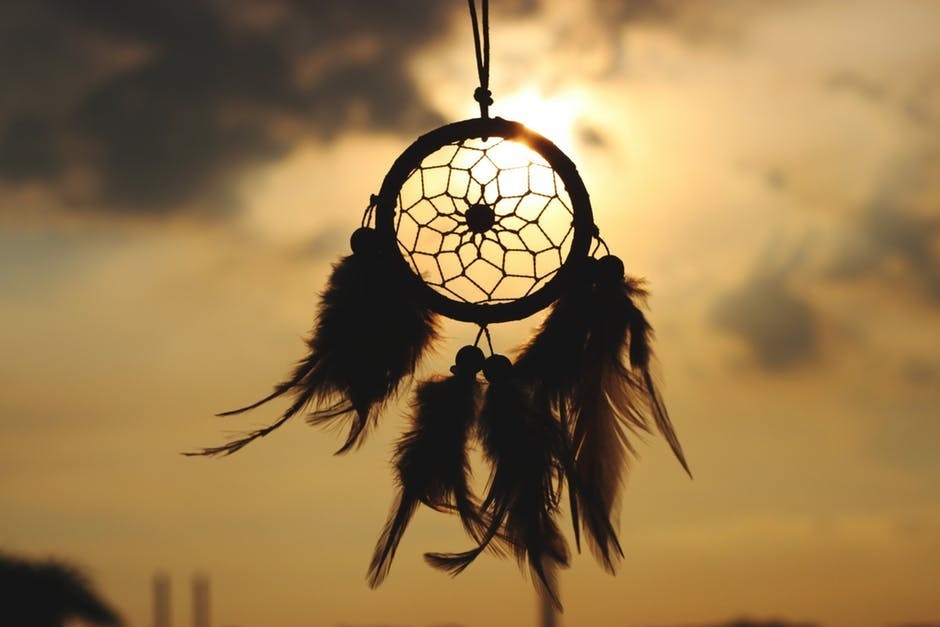 dream catcher with feathers